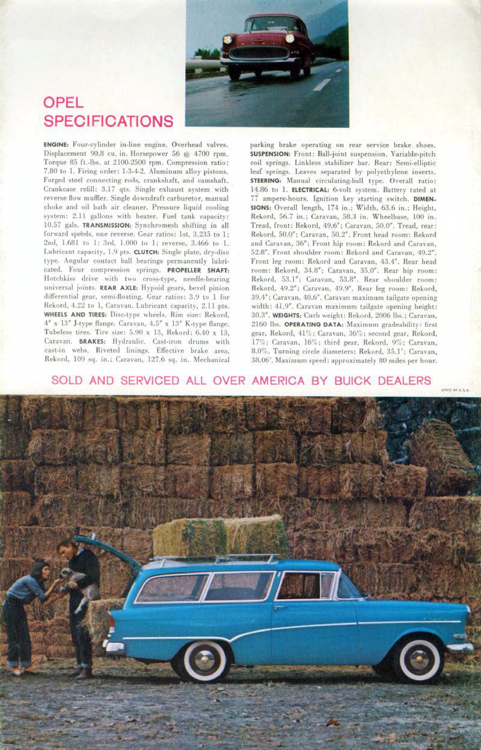 1960 Opel Rekord Brochure Page 8